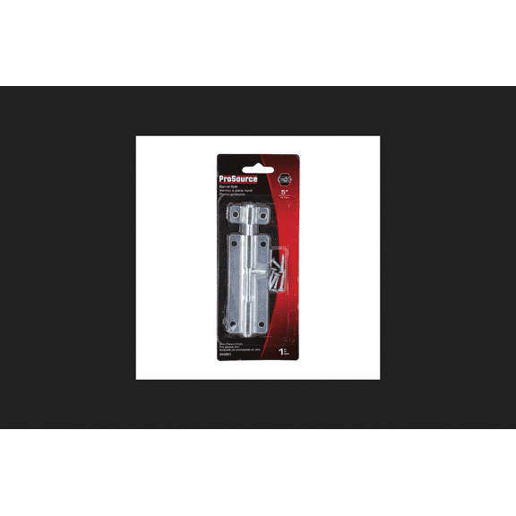Prosource 5043831 5 in. Rust-Resistant Barrel Bolt Steel, Zinc Plated
