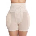 thumbnail image 1 of Bragas de talle alto con aumento de glúteos y cadera Beige Como se describe, 1 of 8