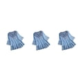thumbnail image 2 of Camisa de moda Qarigey para mujer Blusa vintage cuello en V Lazo azul XXL, 2 of 6
