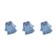 thumbnail image 3 of Top Vintage Qarigey para Mujer, Blusa con Cuello en V, Lazo, Azul, S, L, XL, XXL, 3XL, 4XL, 5XL, 3 of 6