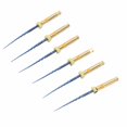 thumbnail image 1 of Gold Endodontic File Set, 6pcs Canal File Rustproof  for Replacement 0.83in,0.98in, 1 of 7