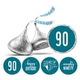 thumbnail image 1 of Darling Souvenir 190 Pcs Naughty Ninety Birthday Theme Stickers chocolate Labels-Teal Blue, 1 of 2