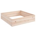 thumbnail image 3 of Naomi Home Iris Garden Bed Large Garden Box Wooden Raised Garden Beds Outdoor for Vegetables Square 4 ft x 4 ft Large Raised Planter Boxes for Gardening Herbs Flowers in Backyard 48" x 48", 3 of 10