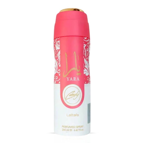 Body Spray Lattafa Yara Candy 200 ml, fragancia frutal