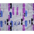 thumbnail image 5 of oneOone Polyester Spandex Purple Fabric Abstract Stroke With Texture Craft Projects Decor Fabric Printed By The Yard 56 Inch Wide, 5 of 5