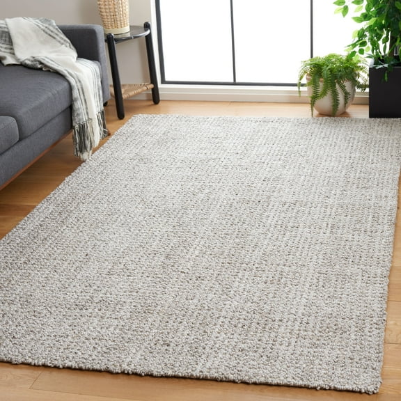 SAFAVIEH Abstract Deloris Trellis Area Rug, Light Brown/Gray, 6' x 6' Square