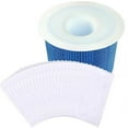 thumbnail image 4 of relayinert Swimming Pool Skimmer Sock Practical Fabric Convenient Handle Easy To Install Swimming Pool Cleaning white 20 pieces, 4 of 6