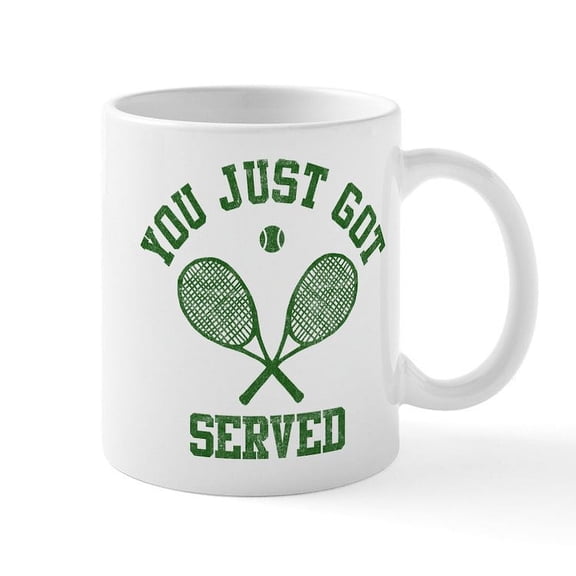 CafePress - You Just Got Served - 11 oz Ceramic Mug - Novelty Coffee Tea Cup