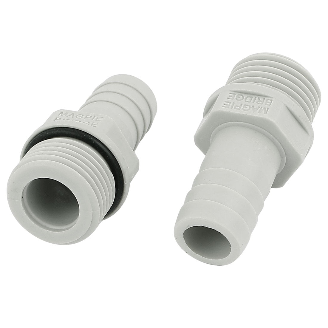 2" Pipe Fitting Industrial PVC Threaded Hose Tail Adaptor Male BSP x Barb 1/2" 