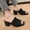 Black, variant on Women's Heeled Sandals Open Toe Heeled Sandals Block Heels Strappy Backless Shoe