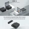 thumbnail image 2 of COMICA Vimo S-MI Wireless Microphone System with 1 Receiver & 2 Microphones 200M Transmission Range Built-in Battery with Charging Case Replacement for Replacement for iPhone 13/13 Pro/12/12, 2 of 8