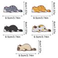 thumbnail image 3 of Kits Arte Diamantes Pintura Imanes Refrigerador 5pcs para Adultos (gato C), 3 of 9