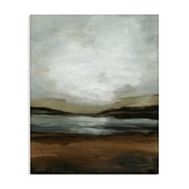 Stupell Industries Copper Creek Landscape Abstract Painting Wrapped Canvas Art Print Wall Art, 36 x 48