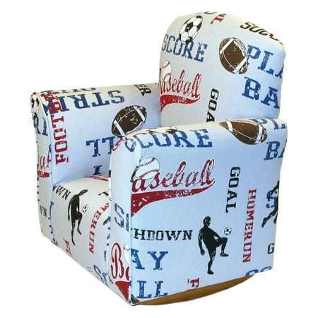 Brighton Pattern - Brighton Home Toddler Rocker - Sports