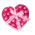 24Pcs Scented Rose Flower Petal Bath Body Soap Wedding Party Gift 2024