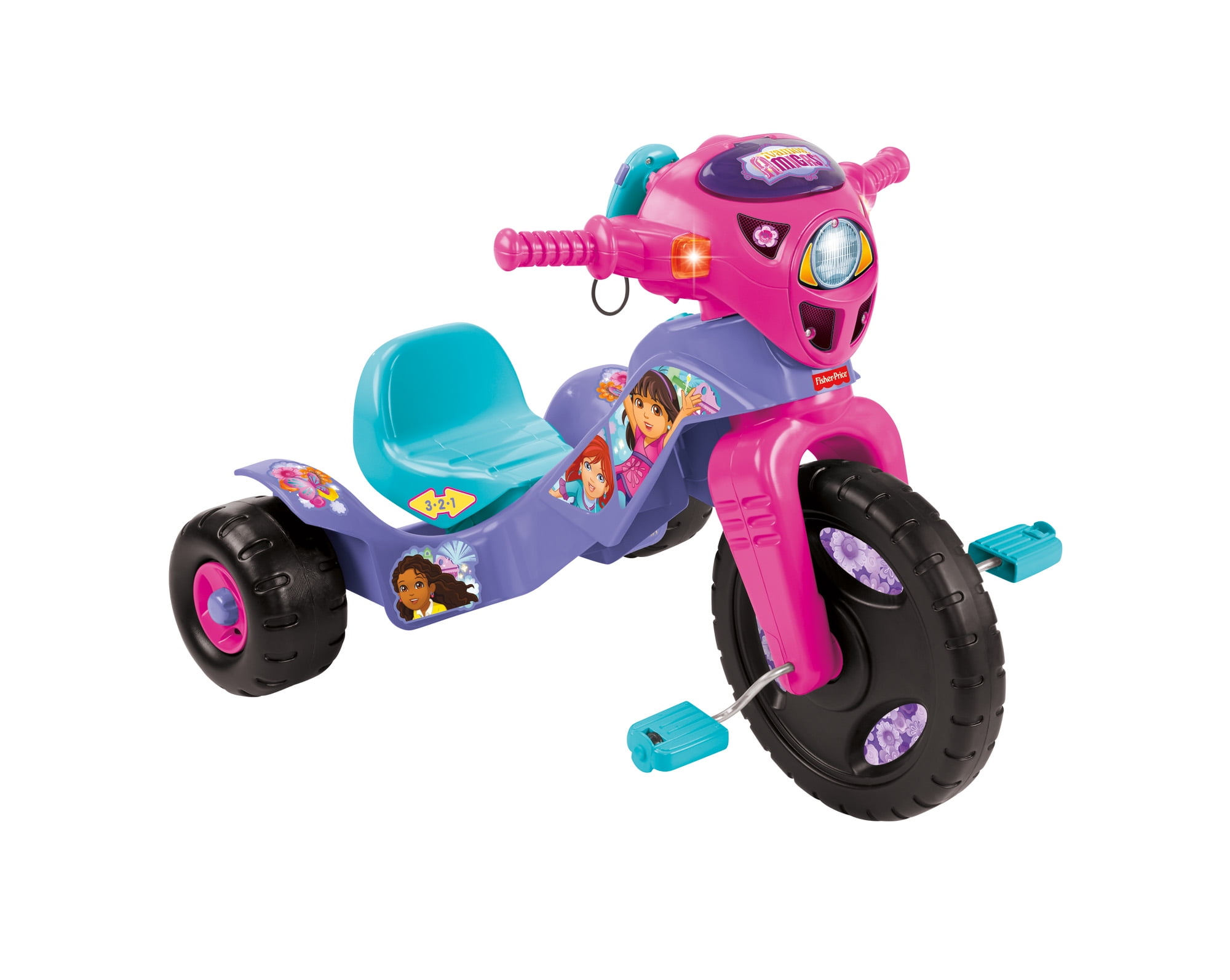 fisher price barbie lights and sounds trike