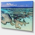 thumbnail image 2 of Turquoise Tropical Ocean Waters - Modern Seascape Canvas Artwork, 2 of 3