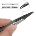 thumbnail image 5 of Uxcell 3pcs Precision Ceramic Tweezer 4.9" Stainless Steel Tweezers Anti-Static Flat Head, 5 of 6