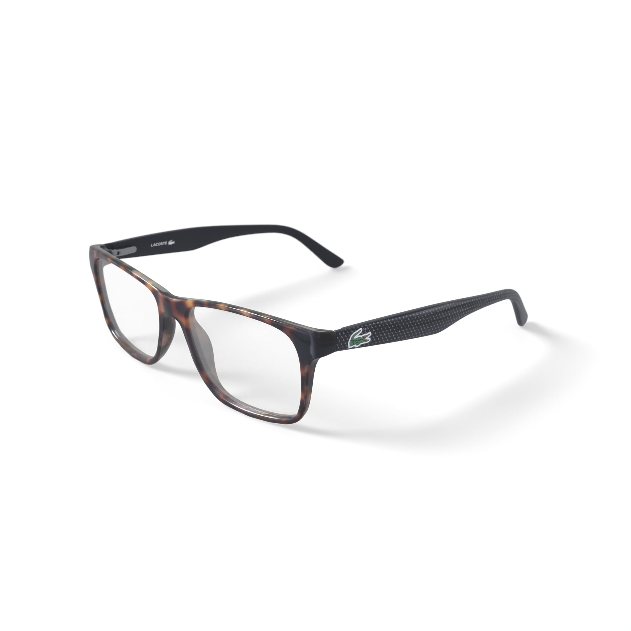 Lacoste Men's L2741G Prescription Eyeglasses with Case, Brown Tortoise