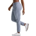 thumbnail image 2 of Hanes Women's Joggers French Terry Sweatpants Pockets Stretch Waistband Drawcord 30" inseam, 2 of 5