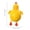 2*-Duck Stress Ball, variant on Pineapple Squishies Stress Toys for Adults, Slow Rebound Squeeze Fidgets Toy, Anxiety Relief Decompression Sensory Stress Ball, Pineapple Shaped Stress Balls for Office Home Travel