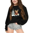 thumbnail image 1 of Chandails à Capuchon pour Tout-Petits Filles Imprimé Graphique Lettres Pulls Manches Longues Décontracté Doux Chandail Hauts Fille Bébé Chandail à Capuchon Chandails à Capuchon pour Adolescentes Roses Bébé Garçon 18 Mois 4t Chandail Chandail à Capuchon Wa Noir 2-3 Ans, 1 of 4