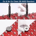 thumbnail image 5 of Nut and Bolt , Bolt Size and Thread Gauge, Bolt and Nut Identifier Gauge, Bolt Gauge, 5 of 5