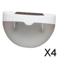 thumbnail image 1 of DYNWAVECA 3-6pack Solar Wall Lights Outdoor - Wireless Led Lighting for Deck Fence White 4 Pcs, 1 of 7