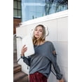 thumbnail image 2 of Long Sleeve Cut-out Sweater, 2 of 5