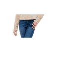 thumbnail image 3 of Derek Heart Juniors' Ribbed Faux-Fur Top S, 3 of 4
