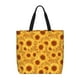 thumbnail image 1 of Fotbe Vintage Leopard Print Sunflower Bolsa Tote con Estampado para Mujer, Bolsos con Cremallera, Bolsa de Hombro Casual de Gran Capacidad con Bolsillos Internos, 1 of 7