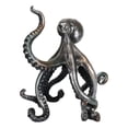 thumbnail image 6 of Ebros Large Standing Octopus Statue in Silver Finish Resin Marine Decor 11.5" W, 6 of 9