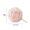 White, variant on Bath Pouf Sponge Floral Bath Sponge - Luxury Shower Pouf with Hanging Loop for Body Wash, Non-Scratch Exfoliating Ball 6in Soft Mesh Shower Exfoliating Ball