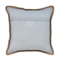 thumbnail image 6 of Laddha Home Designs Hand Woven Solid Square Throw Pillow - 20" - Blue and Tan - Set of 2, 6 of 8