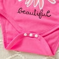thumbnail image 6 of YDFCWXW Baby Girl's 3pc Frill Long Sleeve Romper Pant Set (Red, 0-3Months), 6 of 9