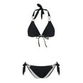 thumbnail image 1 of Mujer Cómodo Sólido Con Almohadilla En El Pecho Sin Aros Bikini Correa De Encaje Traje De Baño Dividido OAVQHLG3B Store  lin121212, 1 of 4