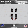 thumbnail image 2 of Kalair GFX Graphics Kit for Honda ATV TRX 400EX (1999-2004) Revolt Series, 2 of 6