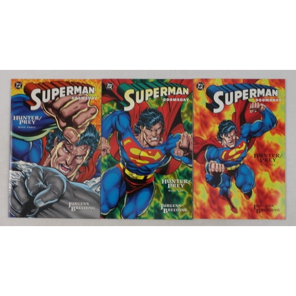 Superman/Doomsday: Hunter/Prey #1-3 VF/NM complete series Dan Jurgens ; DC