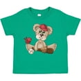 thumbnail image 3 of Inktastic Baseball Teddy Bear Boys Toddler T-Shirt, 3 of 5