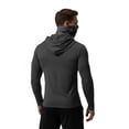 thumbnail image 4 of 3 Pack Men's UPF 50+ Sun Protection Hoodie, Long Sleeve Moisture Wicking Fishing Shirt with Face Mask, 4 of 9