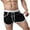 Black, variant on Men's Swim Trunks Square Cut Shorts Color Block Swimwear Fashion Elastic Waistband Drawstring Swimsuit Casual Sports Swim Shorts Bathing Suits White