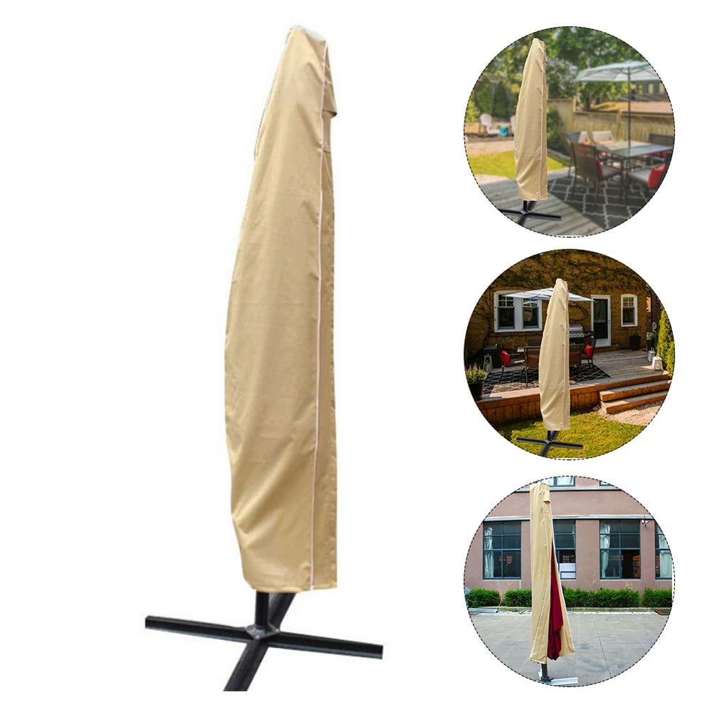 Umbrella Covers Parasol Waterproof Cover with Zipper Weatherproof