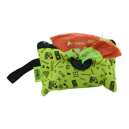 UPC: 0742797856735 | Wags & Wiggles Waste Bag Dispenser with 30 Dog Poop Bags  Pineapple Scented Doggie Bags & Adorable Dispenser