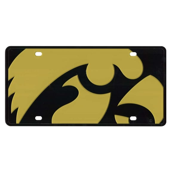 Iowa Hawkeyes Full Color Mega Inlay License Plate