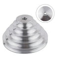 thumbnail image 2 of For Z4116 High Pedestal Pulley Timing Belt Benchtop Drill Press Wheel Drill Press Motor Drive Silver Color 4 Step Pulley, 2 of 7