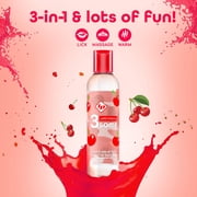 Id 3some 3 In 1 Lubricant - 4 Oz Wild Cherry