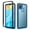 Blue, variant on For OPPO A15 Starry Sky Solid Color Series Shockproof PC + TPU Protective Case