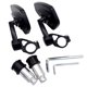 thumbnail image 3 of Espejos para motocicleta: espejos retrovisores con extremo de barra compatibles con la mayoría de Honda Yamaha, Kawasaki, Ducati, Suzuki y más, 3 of 3