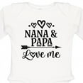 thumbnail image 4 of Inktastic Nana Papa Love Me Grandchild Boys or Girls Long Sleeve Baby Bodysuit, 4 of 5