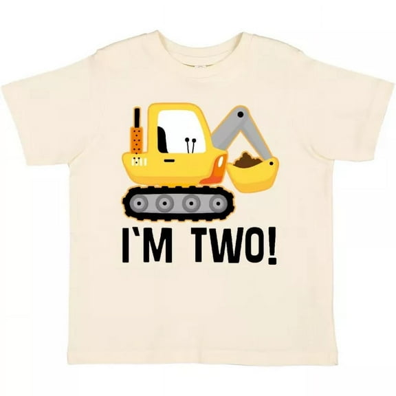 2Nd Birthday Construction Truck Boy Outfit Toddler T-Shirt Two Im Kid TODDLER SHORT SLEEVE TEE BELLA CANVAS 3001T